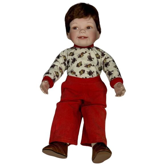 Ashton Drake's Looney Tunes Little‎ Tornado Porcelain Themed Doll Vintage - Picture 1 of 9